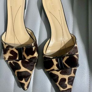 Kate Spade Brown and Black Leopard Heels